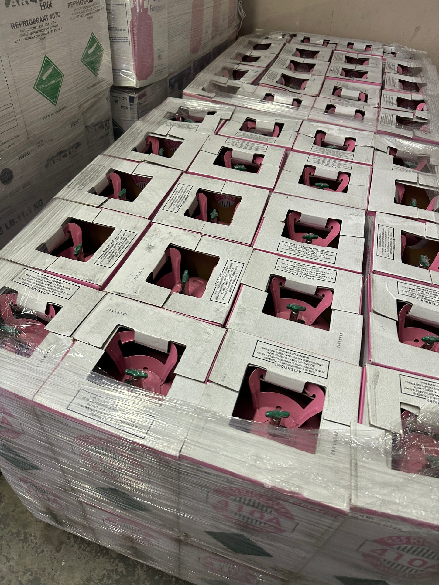 R410A Refrigerant 40 Jugs x 25lb Cylinders Brand New Pallet FREE FREIGHT! - Premium from Refrigerants Center - Just $11900! Shop now at Refrigerants Center