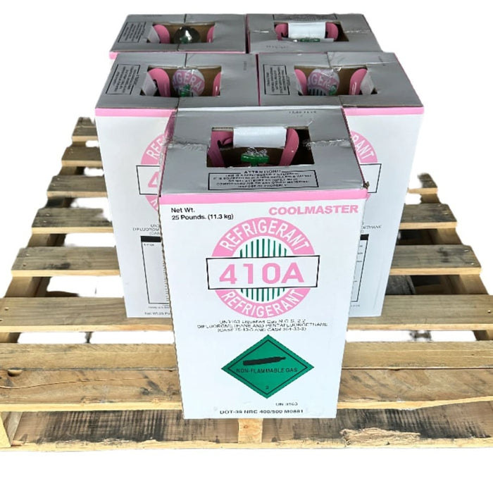 Certified R-410A refrigerant cylinder for HVAC systems available at Refrigerants Center