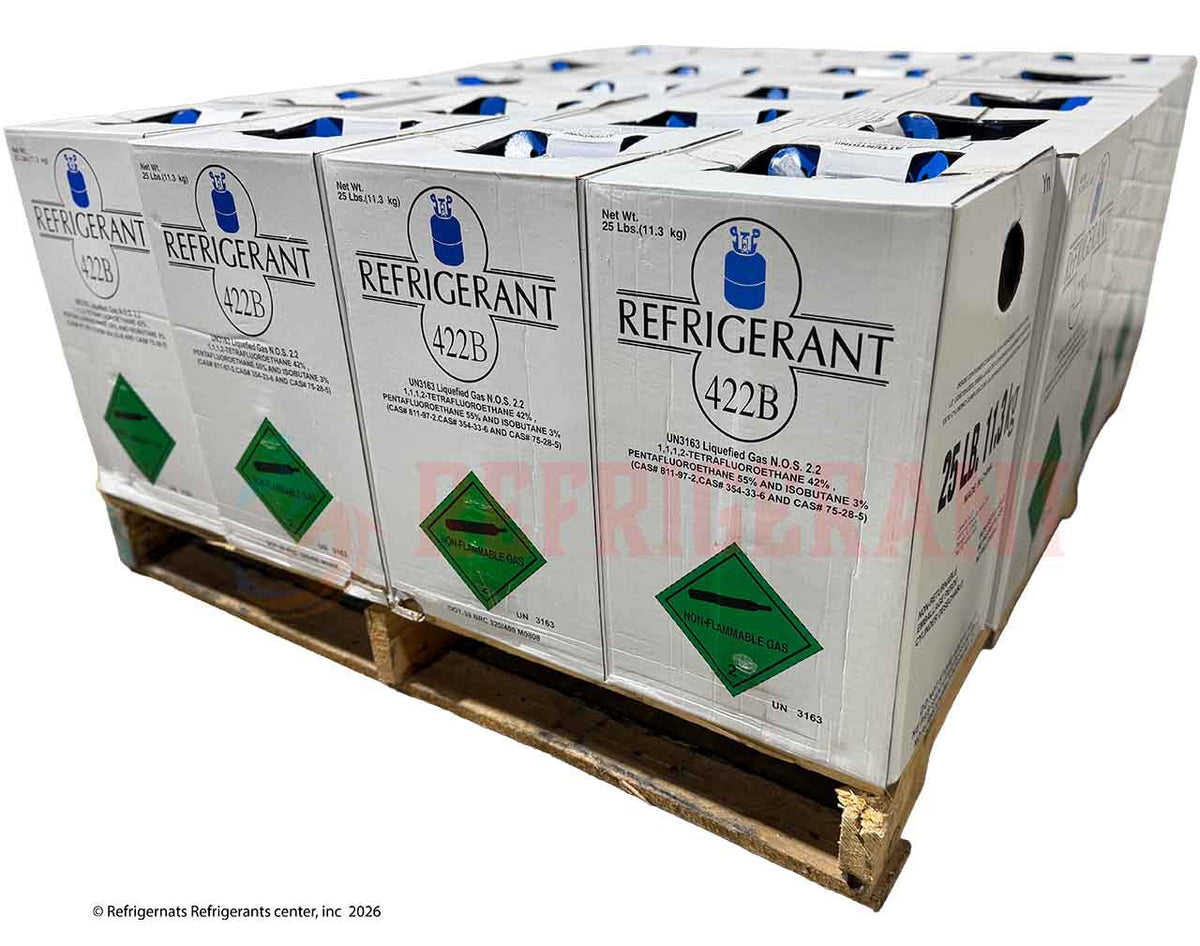 R-422B Half Pallet (20×25 lb) | NU-22B R-22 Replacement