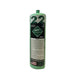 Small green R-22 refrigerant cylinder, factory sealed and non-flammable, ideal for homeowners needing 2.2 lb of virgin R22 for air conditioning systems, with free same-day shipping if ordered before 2pm CST.