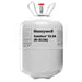 White Honeywell Solstice 513A (R-513A) refrigerant cylinder with red valve, designed as a nonflammable, low-GWP alternative to R-134a for air conditioning and refrigeration systems.