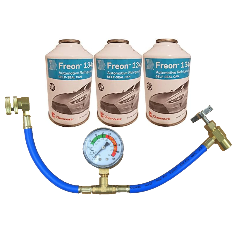 Chemours Brand R134a Refrigerant Freon for MVAC use in a 12-Ounce Self ...