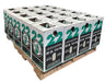 Stack of 10 factory-sealed 30 lb R-22 refrigerant cylinders on a pallet, labeled as 100% virgin product.