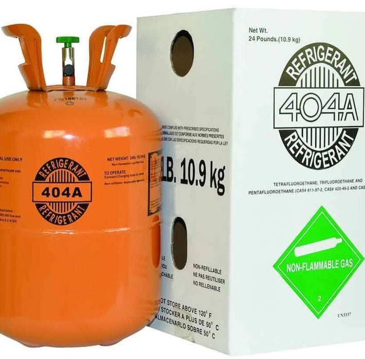 R-404A Refrigerants 24lb Factory Sealed Virgin