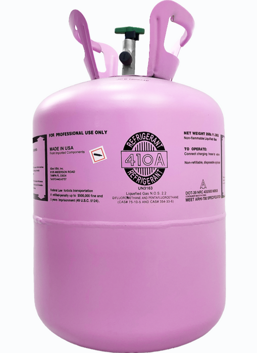 R-410A Refrigerant 25 LB of Freon, 100% Virgin Factory Sealed FAST Delivery - Premium Cylinder from Refrigerants Center - Just $299.99! Shop now at Refrigerants Center