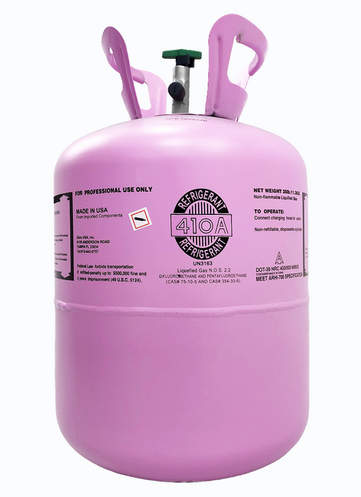 R-410A Refrigerant 25 LB of Freon, 100% Virgin Factory Sealed FAST Delivery - Premium Cylinder from Refrigerants Center - Just $299.99! Shop now at Refrigerants Center