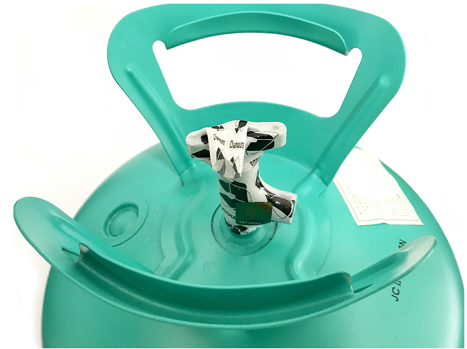 Top view of Freon 507 tank featuring tamper-evident safety seal on the valve, indicating original Chemours product.
