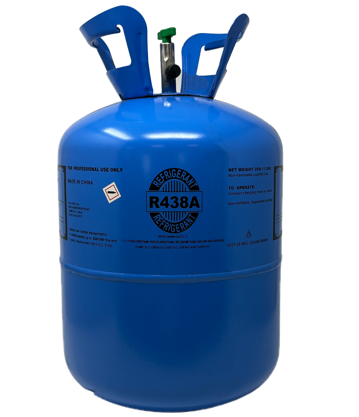 R-438a (Mo99) 25 Lbs (R-22 Replacement) — Refrigerants Center, Inc