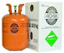 Factory-sealed 24 lb R-404A refrigerant cylinder with labeled box, available for wholesale shipping